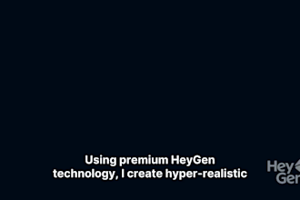 create ai training video for business, online course spokesperson using heygen