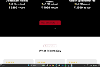 design a unique and creative website landing page UI