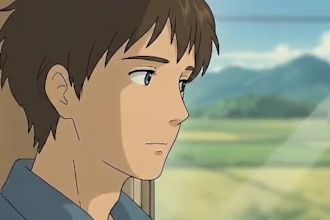 create japanese inspired, 2d cinematic animation, with hand drawn style