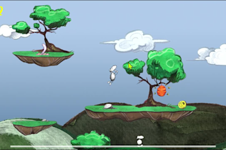 create a 2d endless runner game for web in construct 3