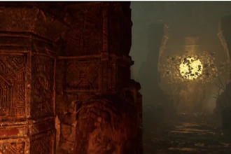 design 3d level, mystic environment, landscape, scene, terrain map for you