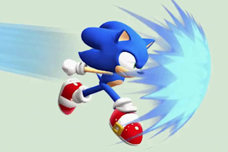 draw sonic illustration oc hedgehog nsfw avatar pfp, sonic animation
