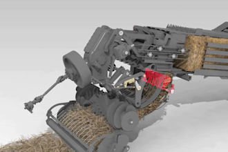 3d industrial product animation agricultural product and machinery simulation
