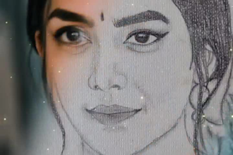 create a custom hand drawn pencil sketch illustration