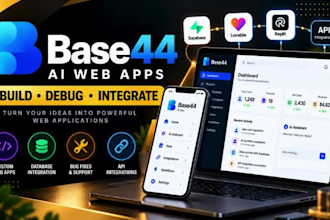 build, debug and integrate your base44 ai web app