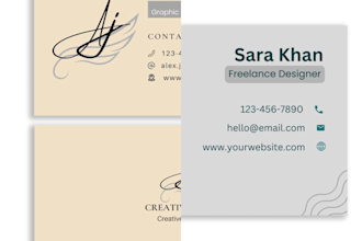 design modern professional business cards