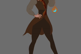 draw fantasy character illustrations