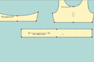 custom clothing sewing patterns with grading and PDF
