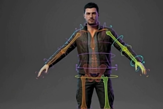 3d character rigging blendshape animate cc4 rig c4d rig iclone8 for animation