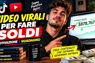 crea video virali su tiktok e youtube per guadagnare denaro