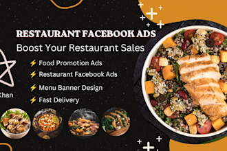 design restaurant facebook  and food promotion posts