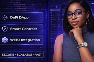 develop a dapp for your crypto project, defi, nft, and web3 platform