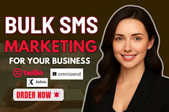 send bulk SMS marketing campaign, text message, bulk email blast and bulk SMS