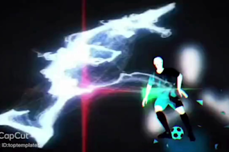 create soccer logo football intro animation