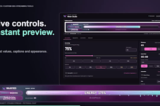 customize your obs overlays and stream dashboard