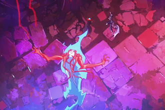 2d anime intro, anime fight scene, japanese style music video animation HD