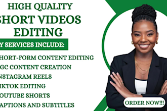 do viral instagram reels youtube short tiktok edit ugc video content creation