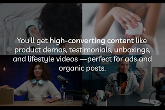 create ugc videos for wellness and selfcare brands