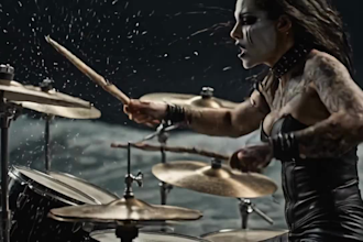 create a stunning 4k ai music video using kling ai or luma dream machine