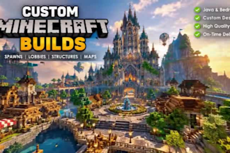build custom minecraft maps, server spawns and structures