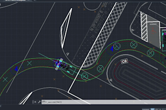 perform autoturn vehicle swept path analysis for site plan