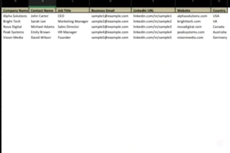 do linkedin lead generation and prospect list building