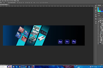 create professional branding banner