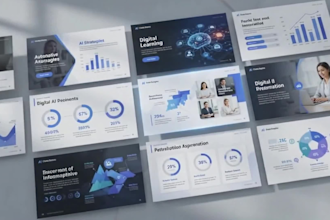 design professional ai presentations, pitch decks and infographics