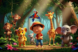 create amazing ai cartoon videos, animated stories