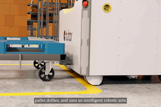 create warehouse automation robotic picking amr agv and cgi video