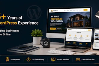 create stunning wp websites, customize and redesign