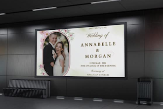 create luxury animated wedding invitation video