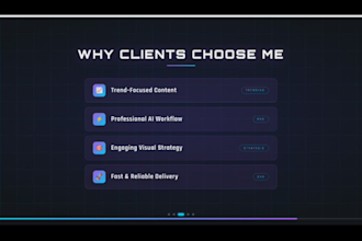 design modern tech and ai carousel postsd