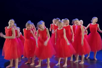 do kids group dance, kid ballet dance, kids contemporary ballet dance video