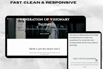 design a professional dark mode wordpress website using elementor