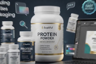 design professional supliful supplement product labels for your brand