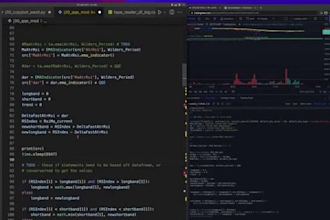 develop or fix tradingview pine script indicators and strategies