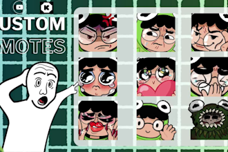 do custom emotes and badges for your streaming platform