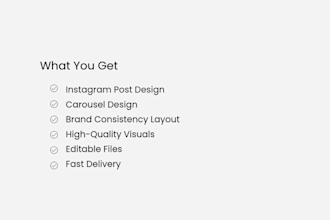 design instagram posts for small businesses and brands