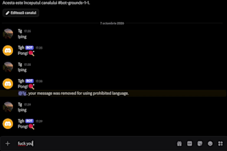 create a custom discord bot with commands and moderation