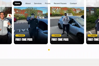 build a professional driving school website in wordpress