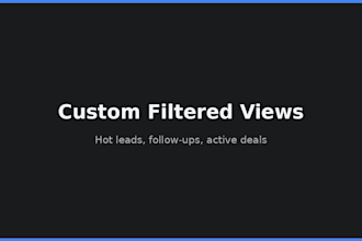 build a real estate wholesaling CRM in notion