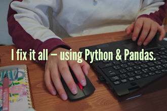 clean and preprocess your dataset using python and pandas