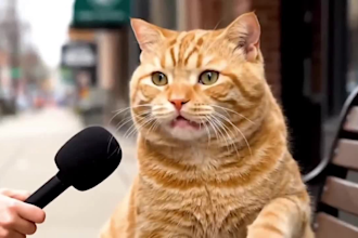 create ai talking animal, talking cat videos, with google veo 3