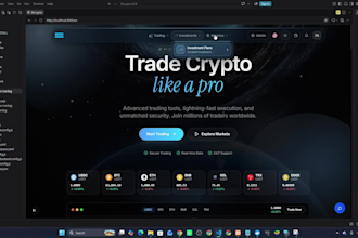 develop a custom crypto trading platform with API integration