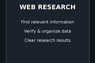 do data entry,data collection,web research,excel, word, copy