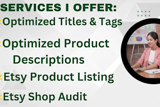 be your etsy SEO and etsy listing expert