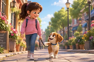 3d pixar style ai animation ai storytelling cartoon disney 3d pixar animation