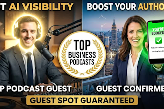 secure guest spots for ai experts, real estate leaders on business podcasts