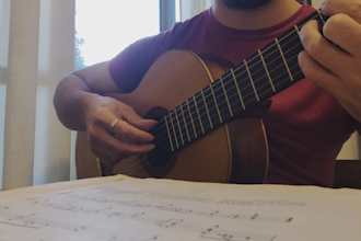 record a simple nylon guitar intro or demo track